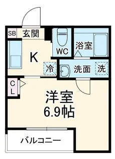GRADUS西浦和II【1階】の間取り