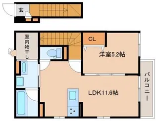 Maiso de Fukumi【2階】の間取り