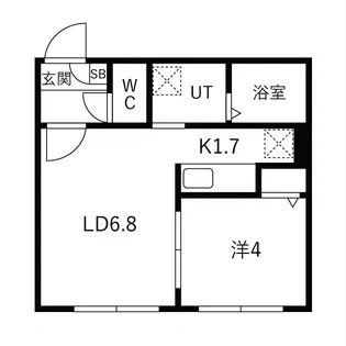 ラフィーネ澄川IV【2階】の間取り