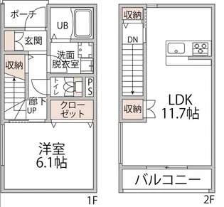 LA VIE LENTEの間取り