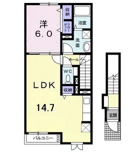 ベル・コリーヌ II【2階】の間取り