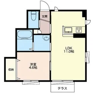 Refisia TAKATA【1階】の間取り