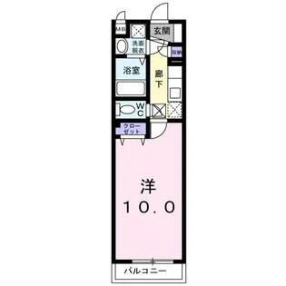 エスペランサ祐天寺【1階】の間取り