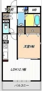 ディアコートK II【3階】の間取り