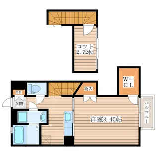エスポワール・シャトー愛子V【1階】の間取り