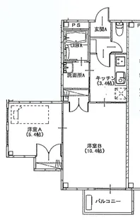BJマンション【1階】の間取り