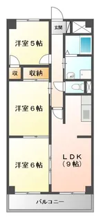 3LDKの間取り画像