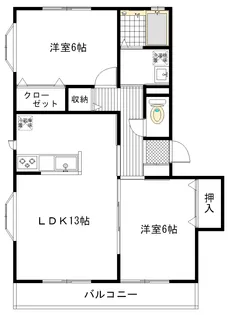 フローラルK【1階】の間取り