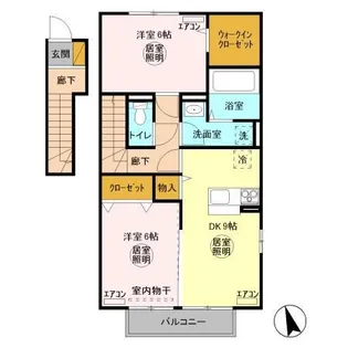 グランドステージ久保台A【2階】の間取り