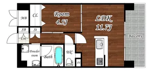 Premente Toyonaka(プレメント豊中)【2階】の間取り