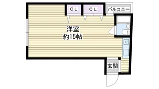 マンション吉見【2階】の間取り
