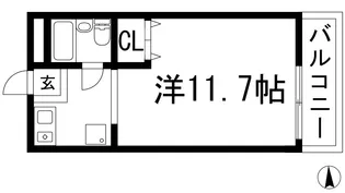 メイプルコートアサクラ【3階】の間取り