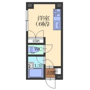 ハイツたかし【3階】の間取り