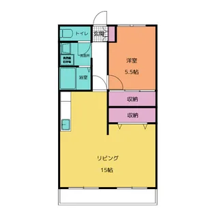 ラフォーレ大手【3階】の間取り