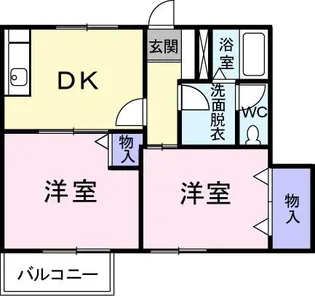 クレストール マスダ【1階】の間取り