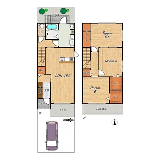 プルミエール桂IIIの間取り