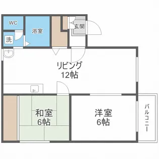 キャトルメゾン【1階】の間取り