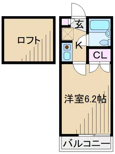 神奈川県横浜市港北区師岡町【アパート】の間取り
