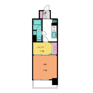 ブランシエスタ泉【5階】の間取り