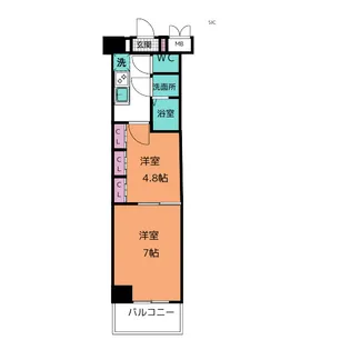 S-RESIDENCE神沢afford【3階】の間取り