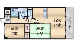 西緑丘プラザビル【3階】の間取り