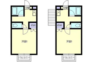 リバーサイドタウン【1階】の間取り