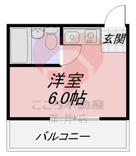 ヒルズ鳳【3階】の間取り