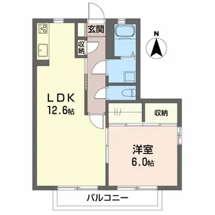 シャーメゾン加藤 C棟【1階】の間取り