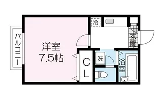 マ シャーンブル宙【2階】の間取り