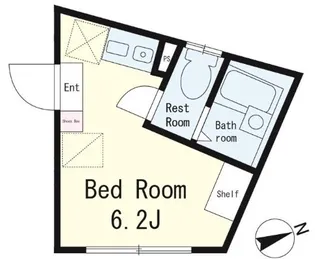 ベルネージュ【4階】の間取り