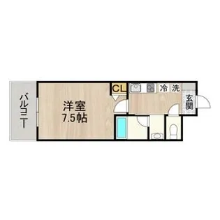 CITY SPIRE 名古屋本陣【10階】の間取り
