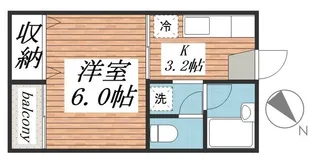 サマックスM【2階】の間取り