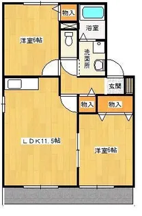 ボナール【2階】の間取り