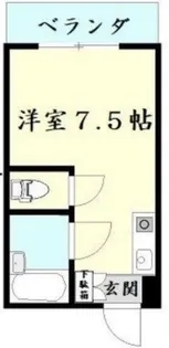 マルディアス南古市【2階】の間取り