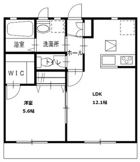 グラン・アドニスII【1階】の間取り