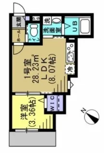 ヴェルフォーレ海神【1階】の間取り