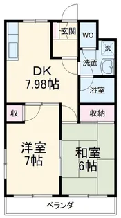 エスポワール野川【2階】の間取り