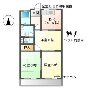 EUROPEAN TAKISEI【3階】の間取り