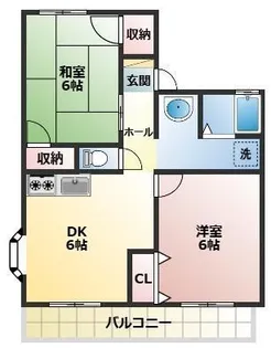 トゥインクル谷津【2階】の間取り