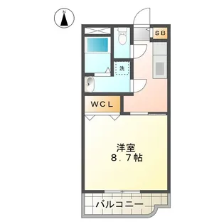 メルヴェーユ【1階】の間取り