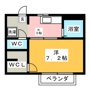 K・ボナール【2階】の間取り