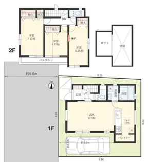 埼玉県川口市本蓮1【一戸建】の間取り