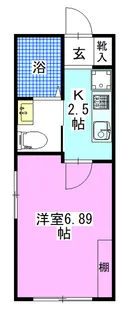 クレール丸山【2階】の間取り