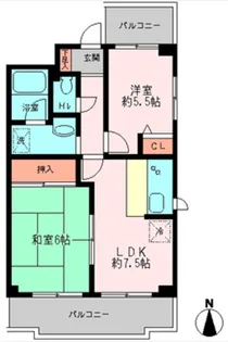 東京都町田市旭町1【マンション】の間取り