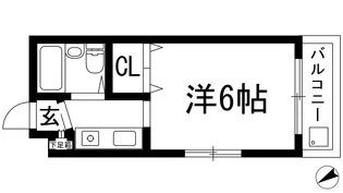 第一インテリジェントビル【6階】の間取り