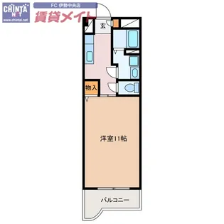 メゾンブローニュ 10【3階】の間取り