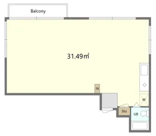 ニューアーバンハイム【1階】の間取り