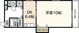 プレイス十日市【2階】の間取り