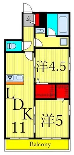 ヘーベルメゾン西葛西 E【3階】の間取り
