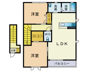 グリーンパーク高崎弐番館【2階】の間取り